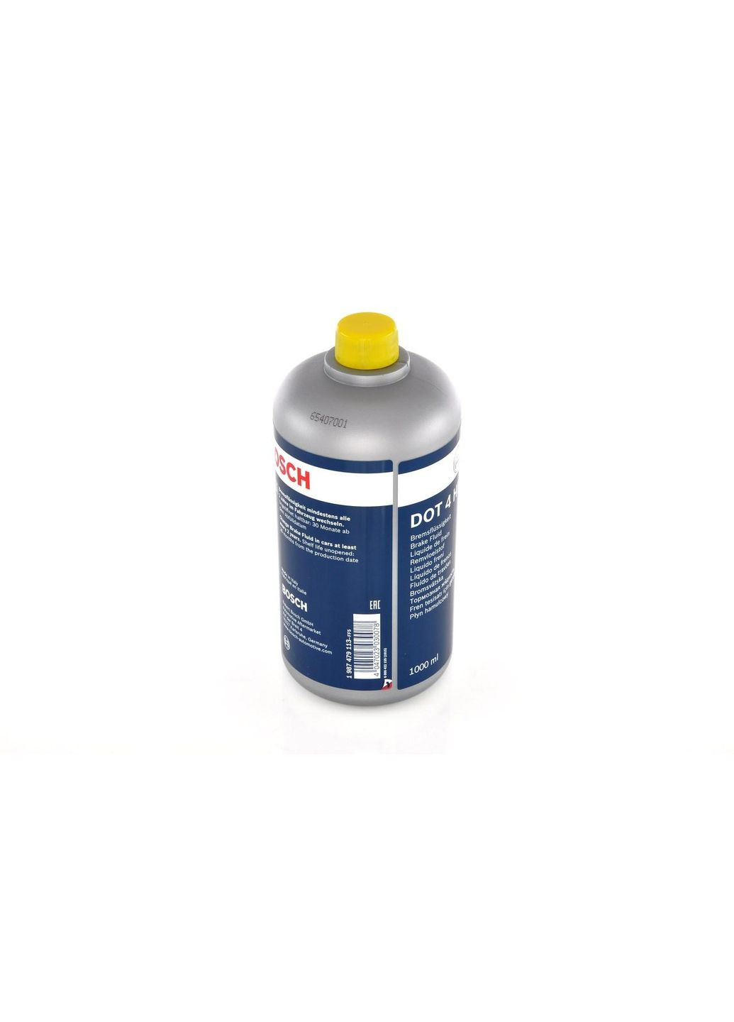 Жидкость тормозная DOT 4 1л DOT4 HP 1L (6 X 1L) ТОЧКА КИПЕНИЯ 260°C (BO 1987479113) Bosch (355340422)