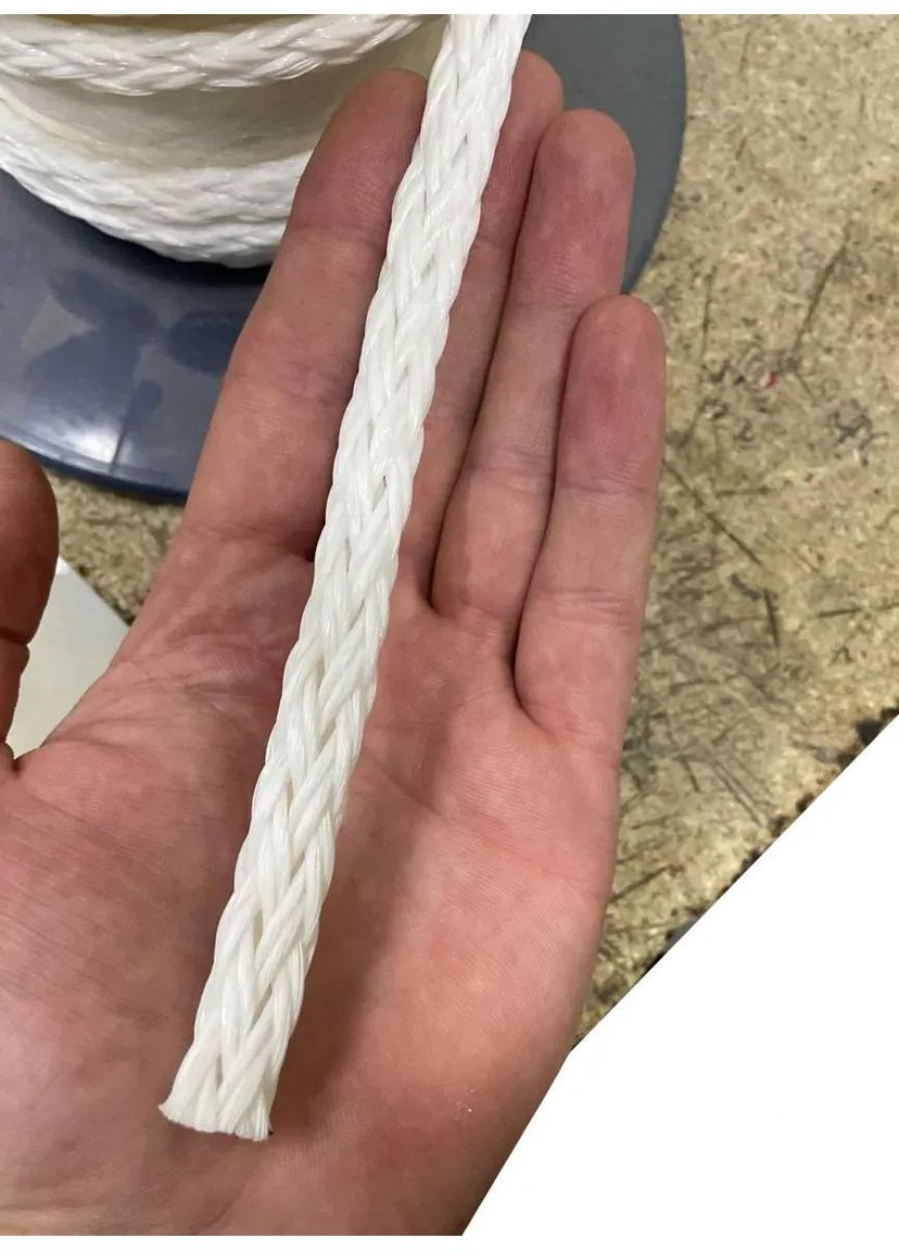 Яхтова поліпропіленова мотузка на метраж Lanex Pet 10.0mm, white None (334672710)