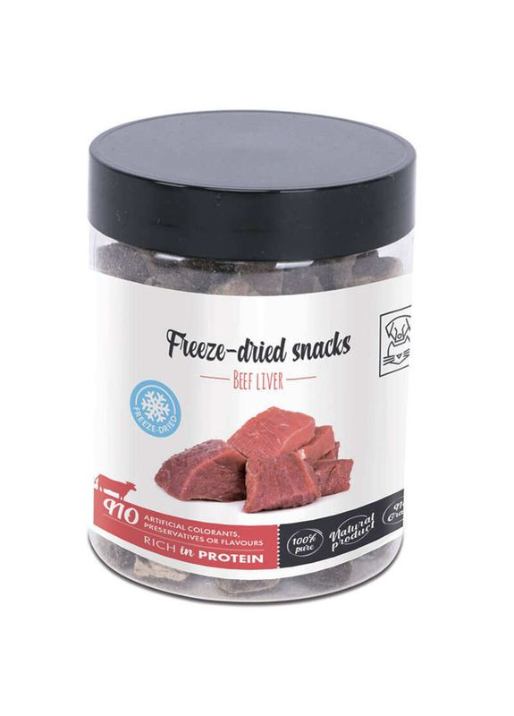 Beef Liver Freeze-dried Snacks - Сублімовані снеки зі смаком яловичої печінки для собак 50 г (6953182735403) M-Pets (329521611)