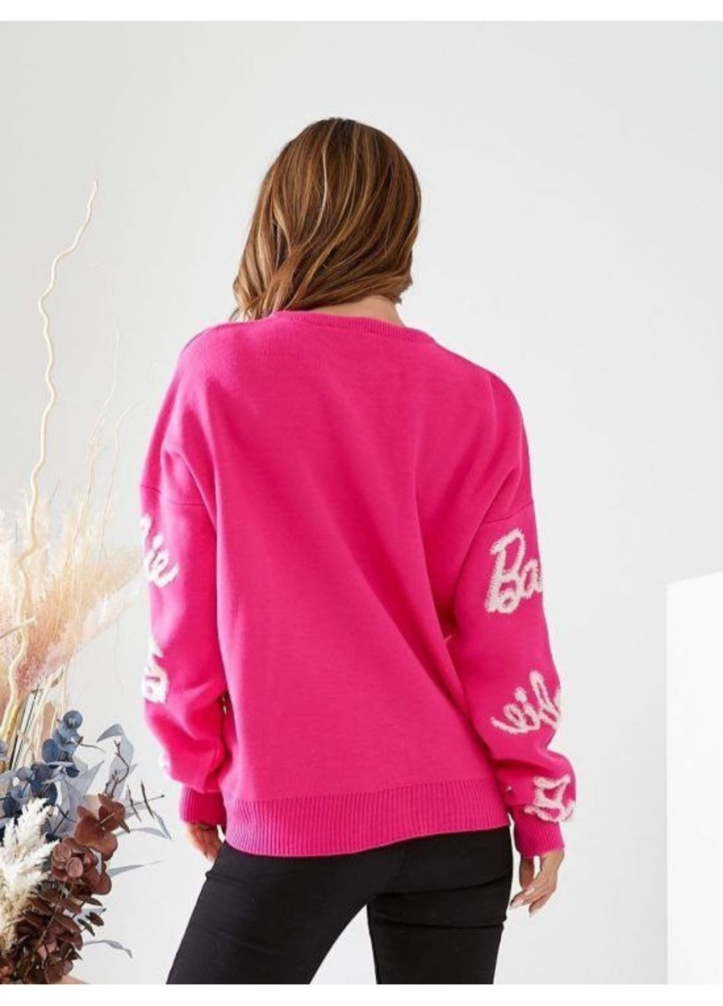 Розовый демисезонный свитер Anastasimo
