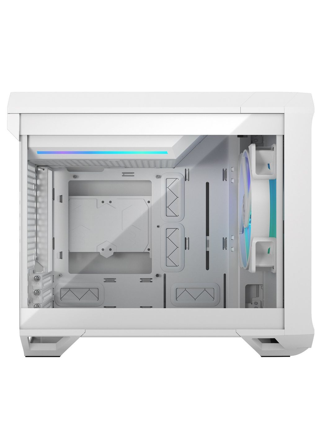 Корпус Torrent Nano RGB Tempered Glass без БЖ (FD-C-TOR1N-05) White FRACTAL DESIGN (360409431)