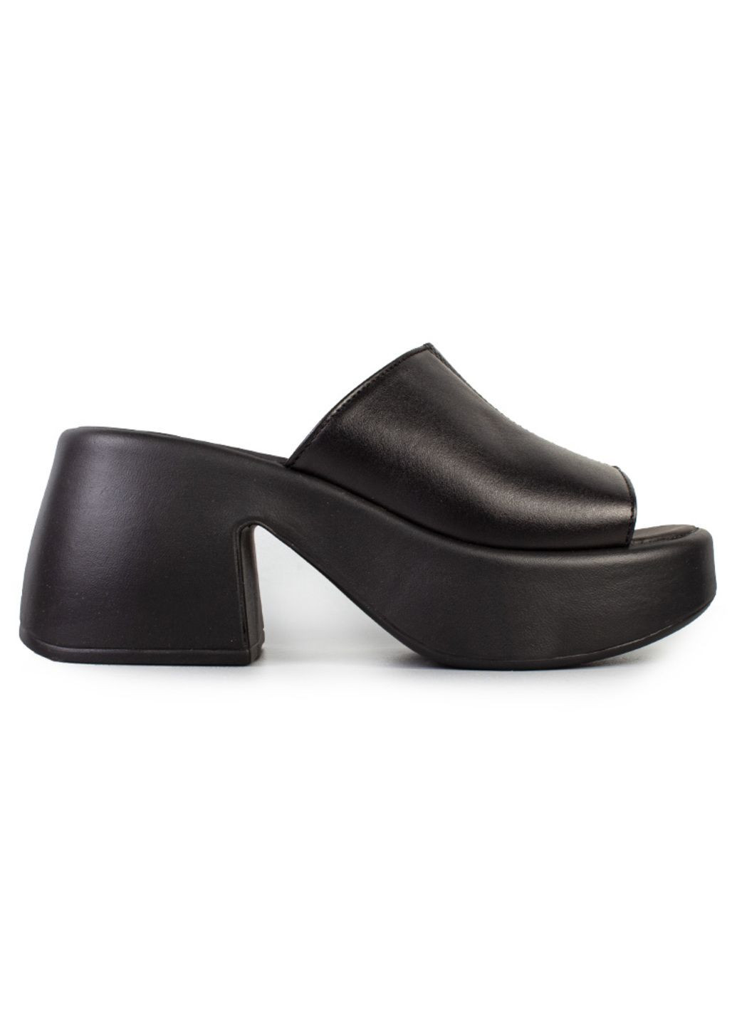 Черные шлепанцы и сабо женские бренда 8301658_(1) ModaMilano