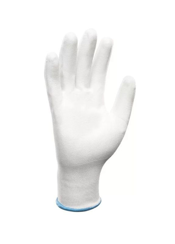 Защитные перчатки ЦВЕТОК PRO Sensitive Expert (M/, 12 пар) cтрейчевые с полиуретановым покрытием (24235) КВІТКА (304289010)