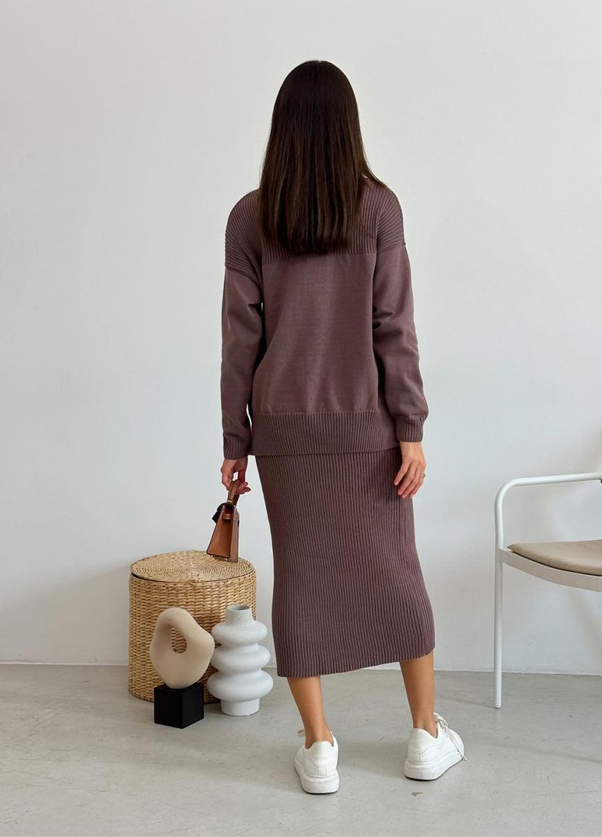 В'язана жіноча спідниця-міді Katrin ARTKNIT (ak33042p) Art Knit (334894409)