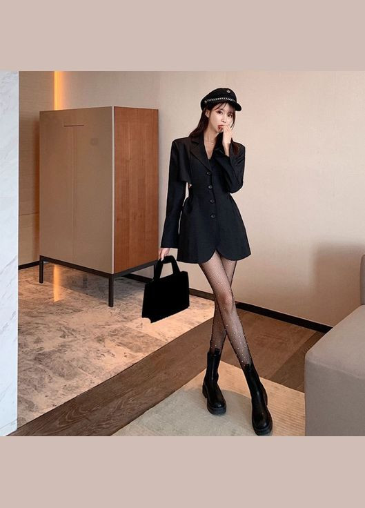 Колготы со стразами, женские, черные, 1 шт. No Brand (341828281)