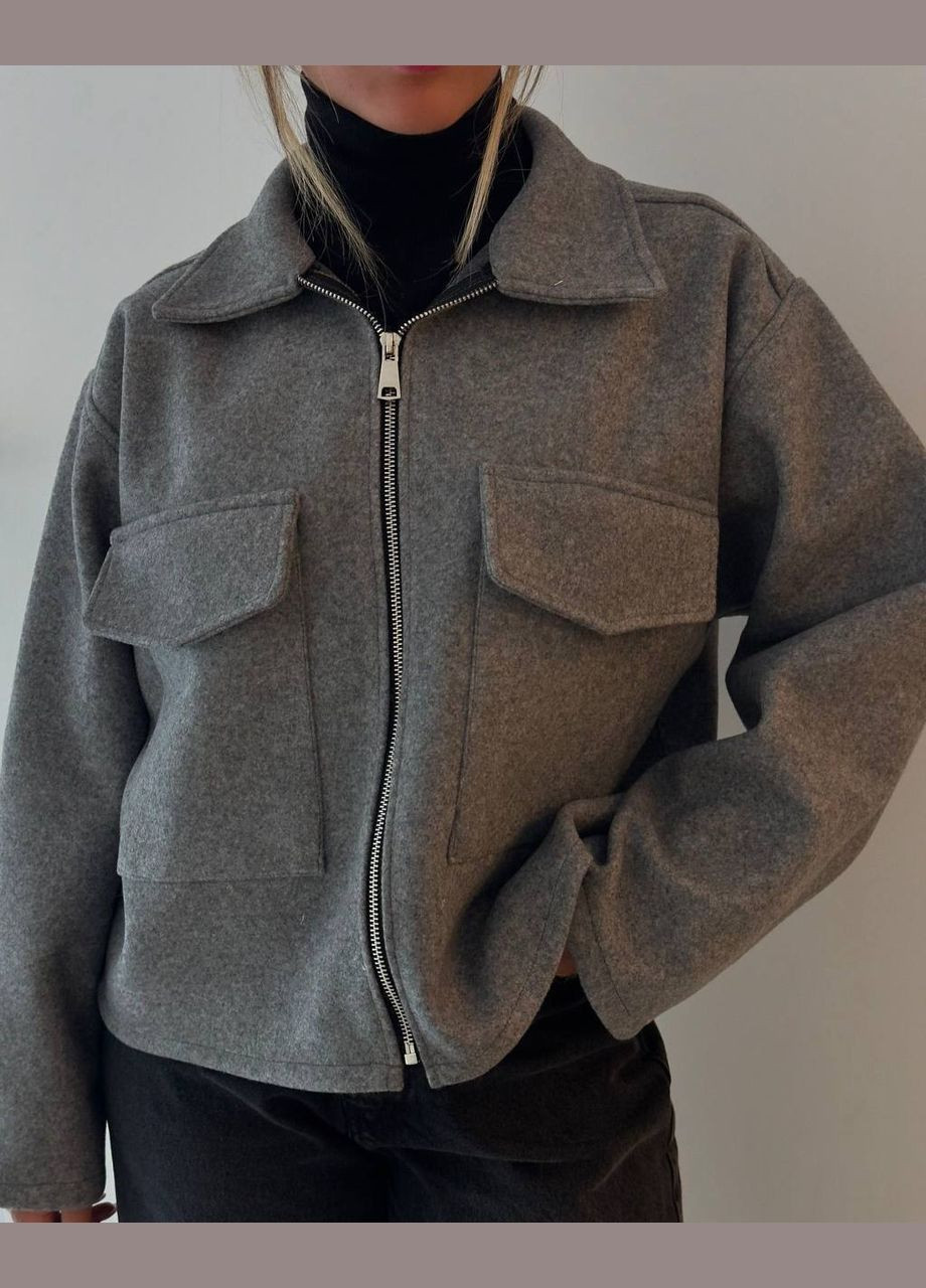 Бомбер из кашемира на молнии (325833841)