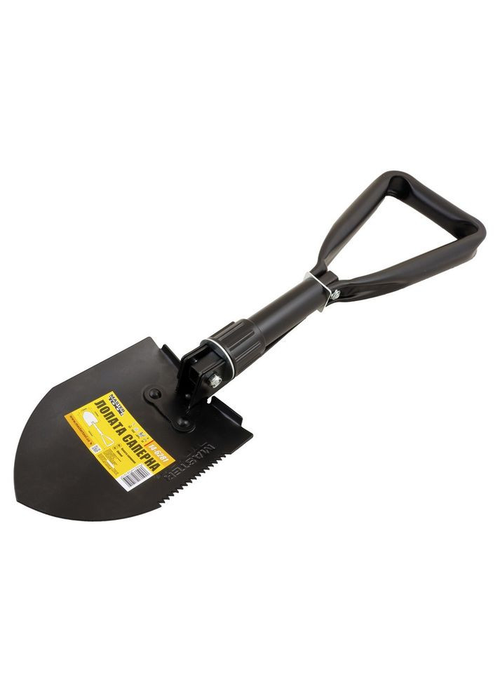 Лопата саперная 110х160х460 мм складна с чехлом 14-6281 Mastertool (364121534)