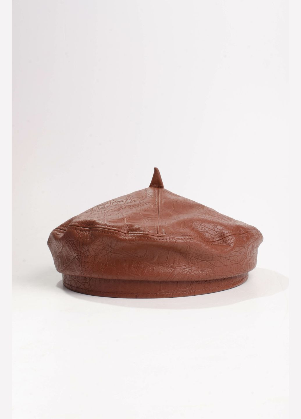 Преміум Берет французький екошкіра пітон (Капучино) Kent&aver 13937 (311505782)