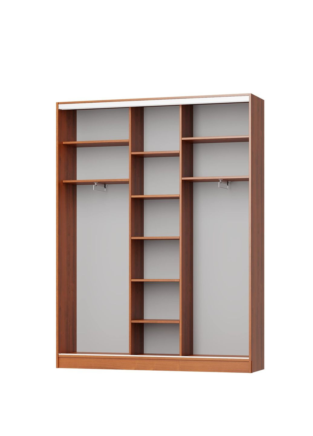 Шафа-купе тридверна Стандарт AL 2ДСП/Дзеркало 180x45x240 см (MBS-1529) MebelStar (346288658)