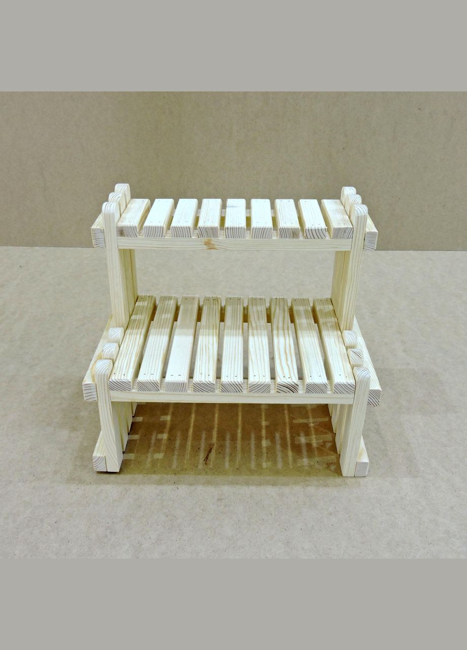 Подставка для цветов из дерева Пальма 35 бланже (ЦВП-350801) No Brand (328226042)