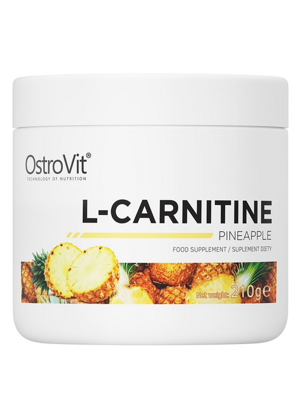 Жиросжигатель L-Carnitine, 210 грамм Ананас Ostrovit (294929525)