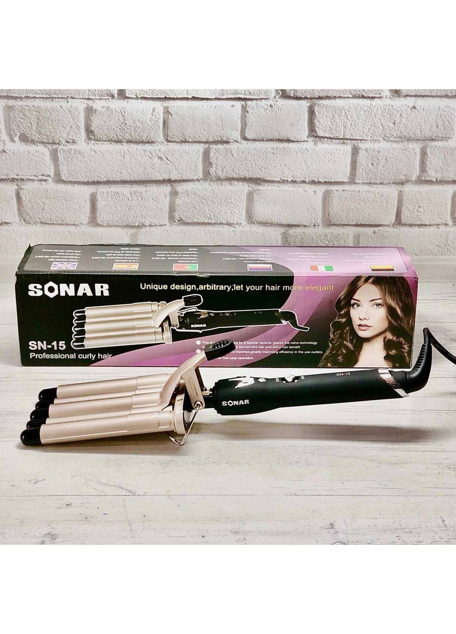 Плойка для волосся хвиля потрійна F-15 Sonar (363321201)