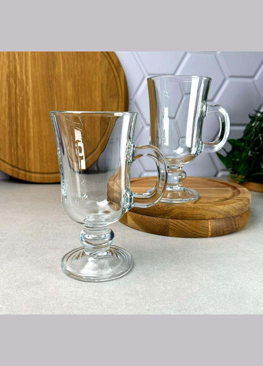 Набор бокалов на ножке 2 шт для ирландского кофе 230 мл Айриш Pasabahce (303138294)