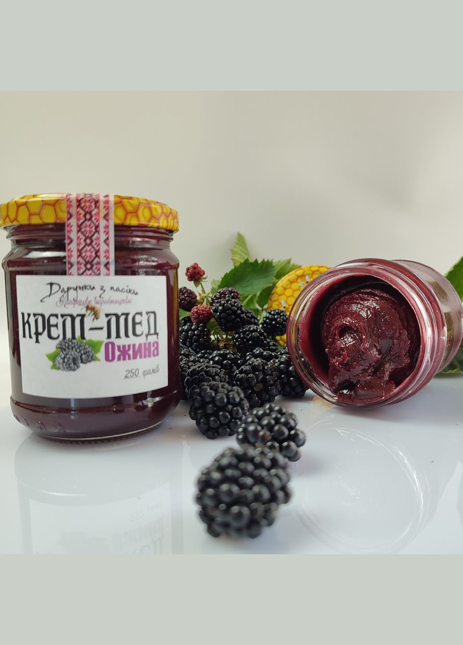 Крем-мед Ежевика 250 грамм МЕД ПОШТОЮ (322149028)