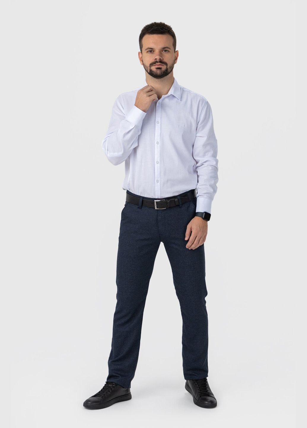 Темно-синие повседневный демисезонные брюки Redpolo