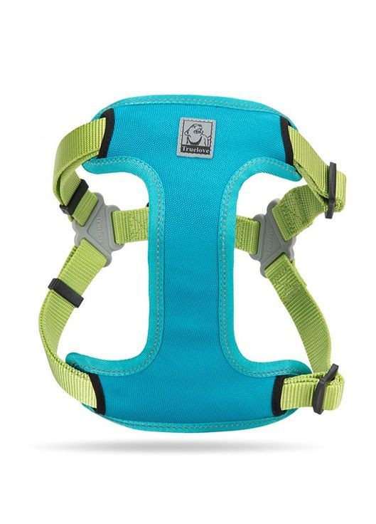 Шлейка для собак TLH5951 светоотражающая с мягкой подкладкой, регулируемая Голубой, L Truelove (373444100)