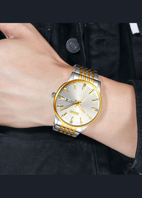 9323TGDSI Silver/Gold-Silver Skmei (372948564)