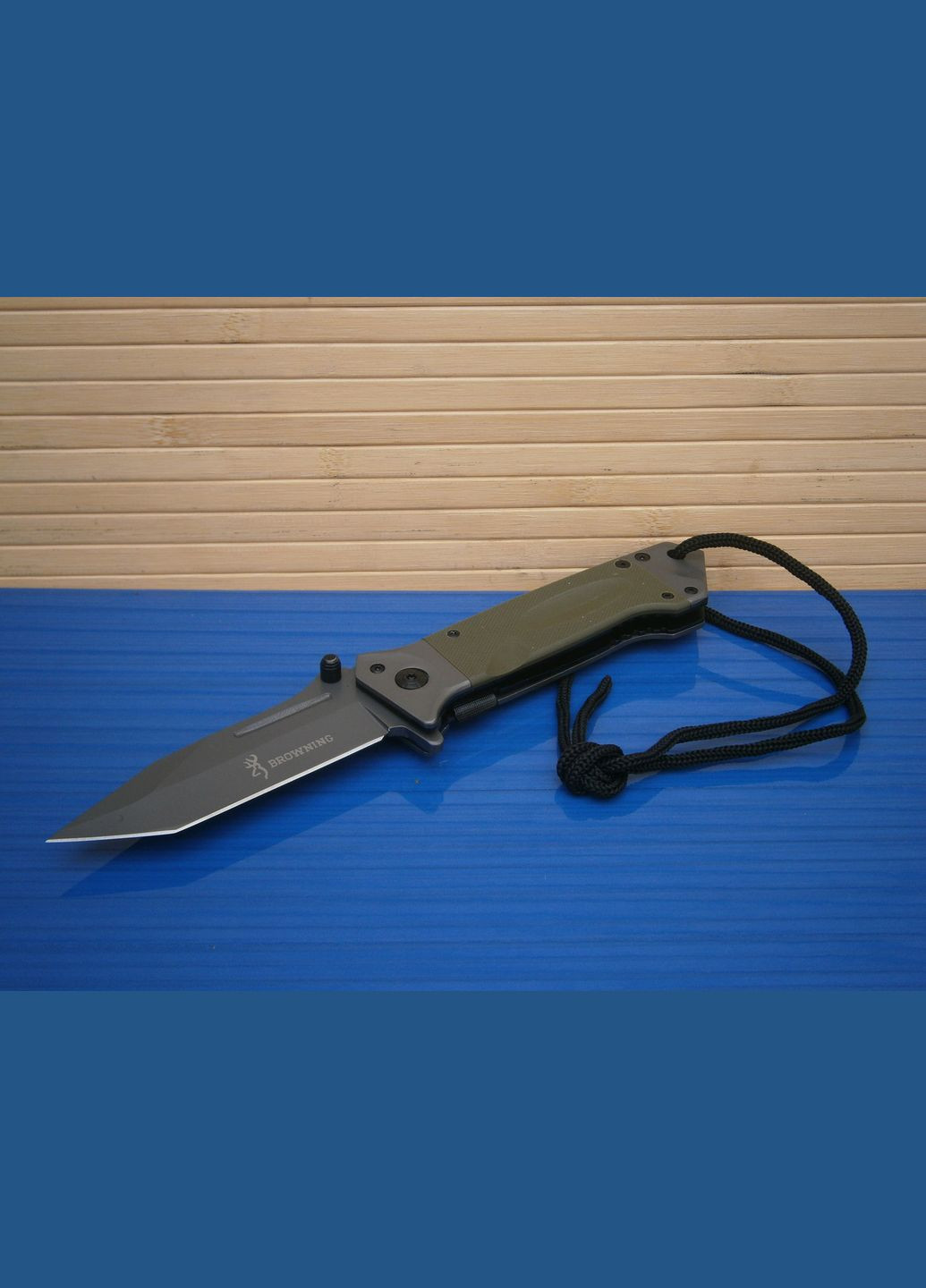 Ніж складаний АК 713 US Tanto оливковий 22 см Brawning (302450627)