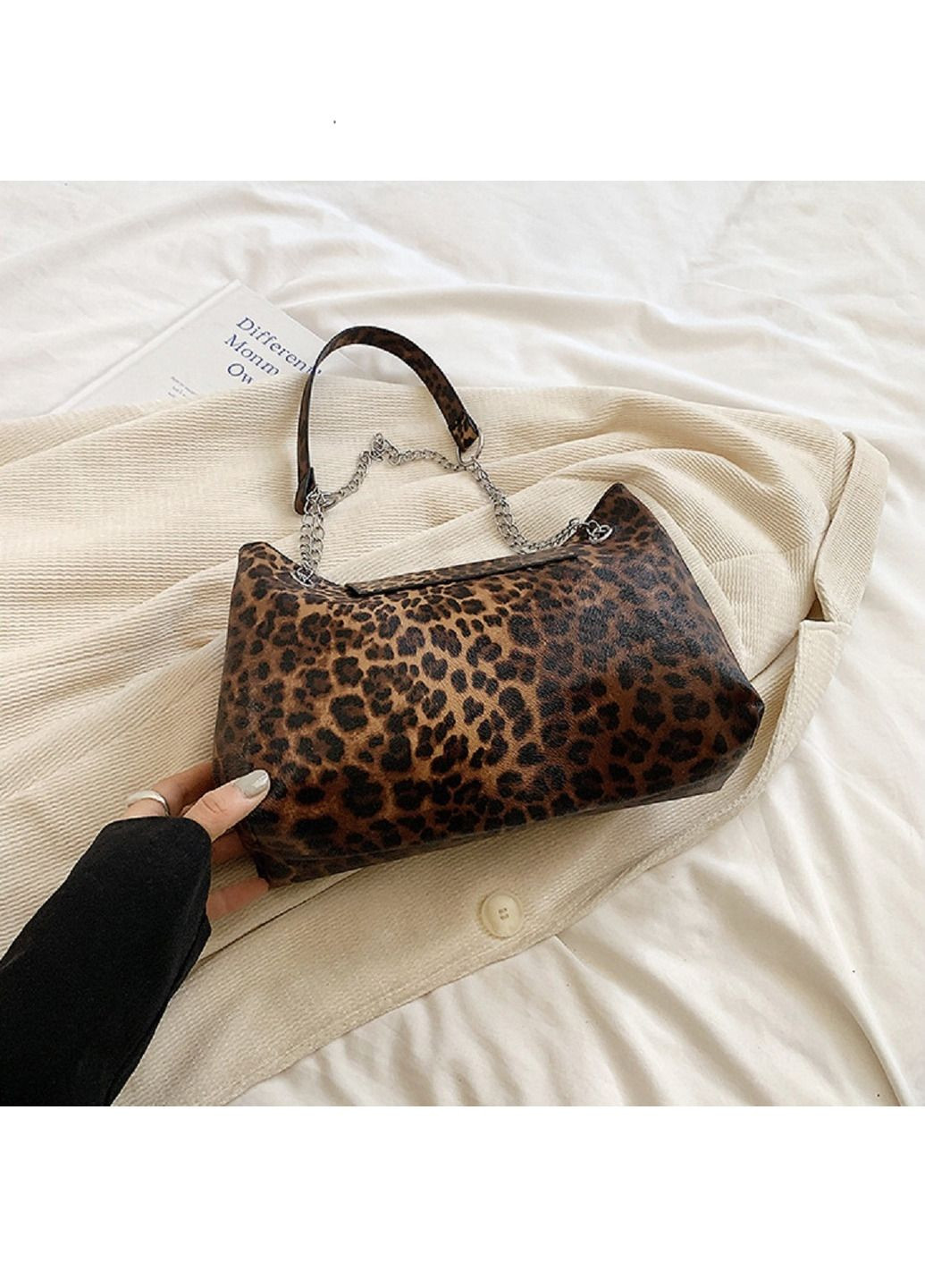 Женская сумка кроссбоди через плечо из экокожи леопардовая RoyalBag P1-1603 (331879743)