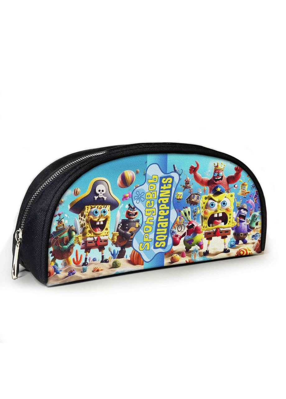 Пенал школьный Губка Боб 23х10х8 см с принтом для мальчика (3781) No Brand (364551999)