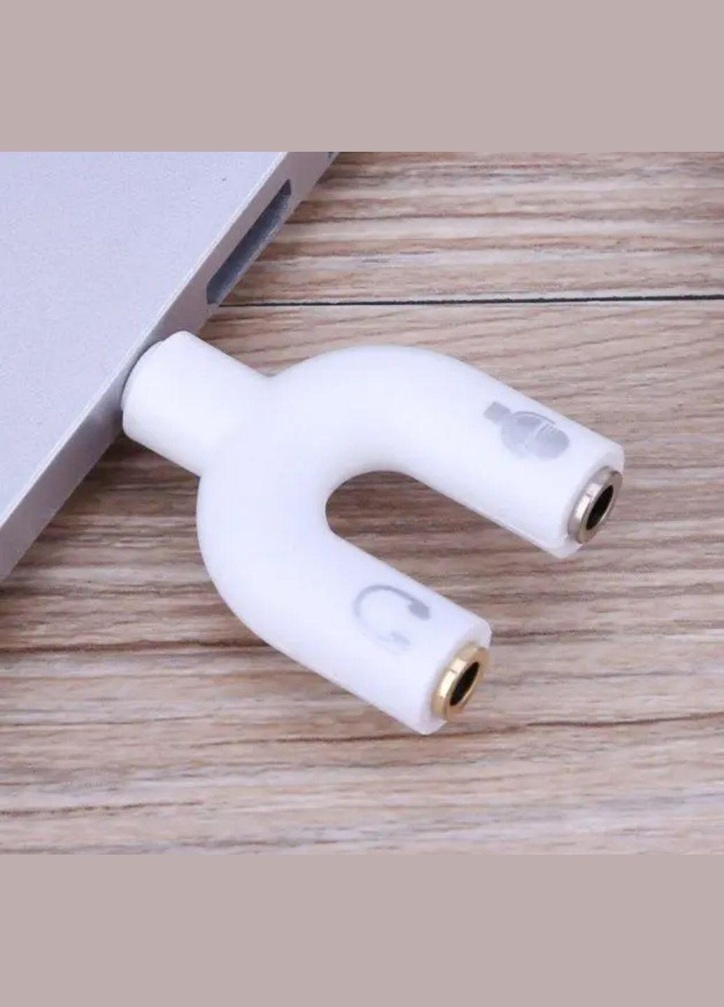 Аудио переходник AUX (раздвоитель) с 3.5 мм. на микрофон 3,5 мм. + аудио 3,5 мм. / X-level (335257975)