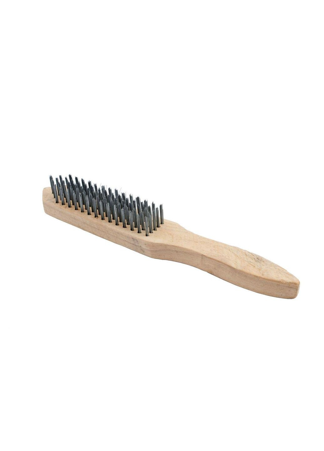 Корщітка ручна для грубого зачищення 5 рядів сталевий дріт для металу Intertool (332986669)