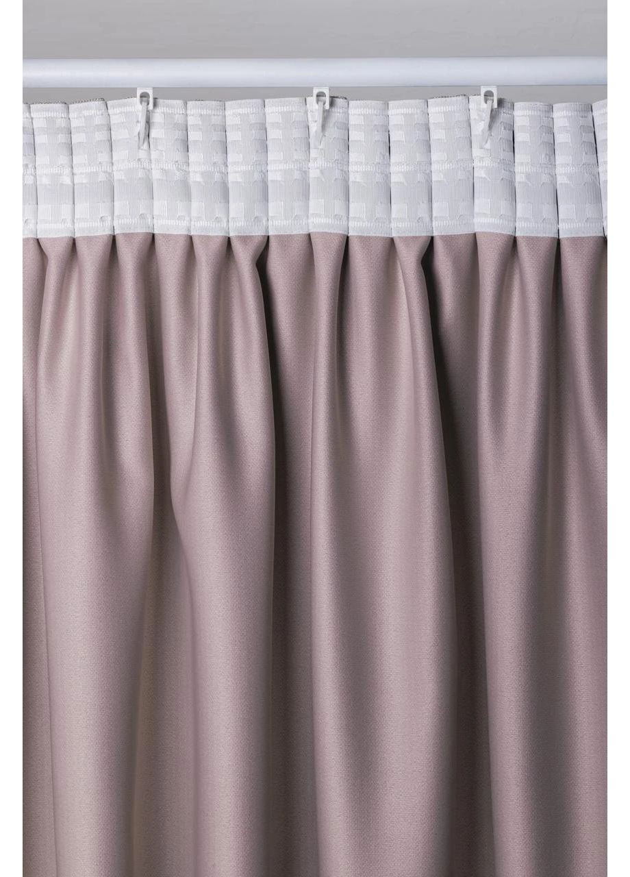 Димаут шторы (рогожка) 2шт. 2м х от 2,5м до 3м HYGG (370367275)