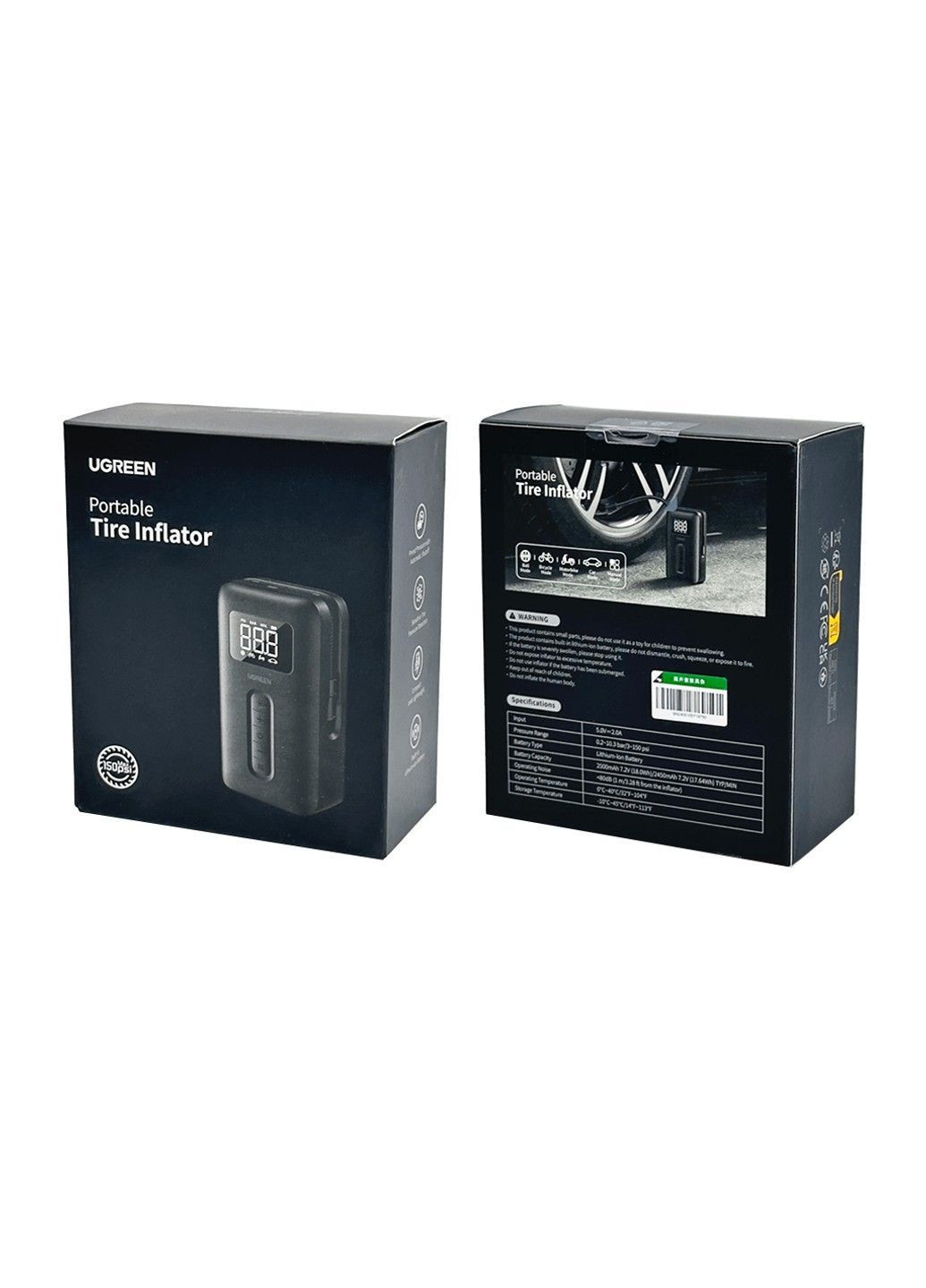 Автомобильный насос CD259 Portable Tire Inflator Ugreen (370705621)