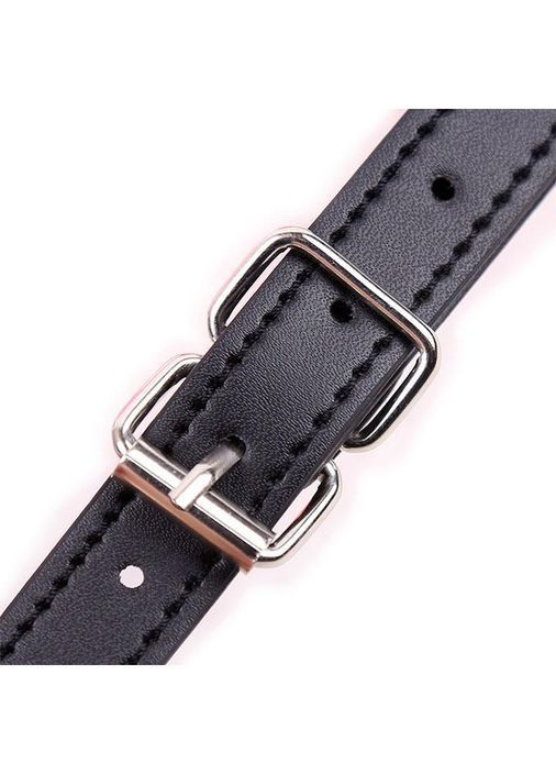 Силіконовий кляп-губи "Відкритий рот" - Чорний - Садо-мазо No Brand (367624468)