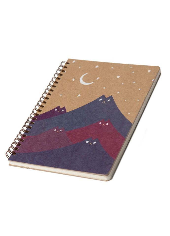 Блокнот "Коты-горы" эко крафт-картон 11133-KR формат А5 на пружине Kiri sketch (301086410)