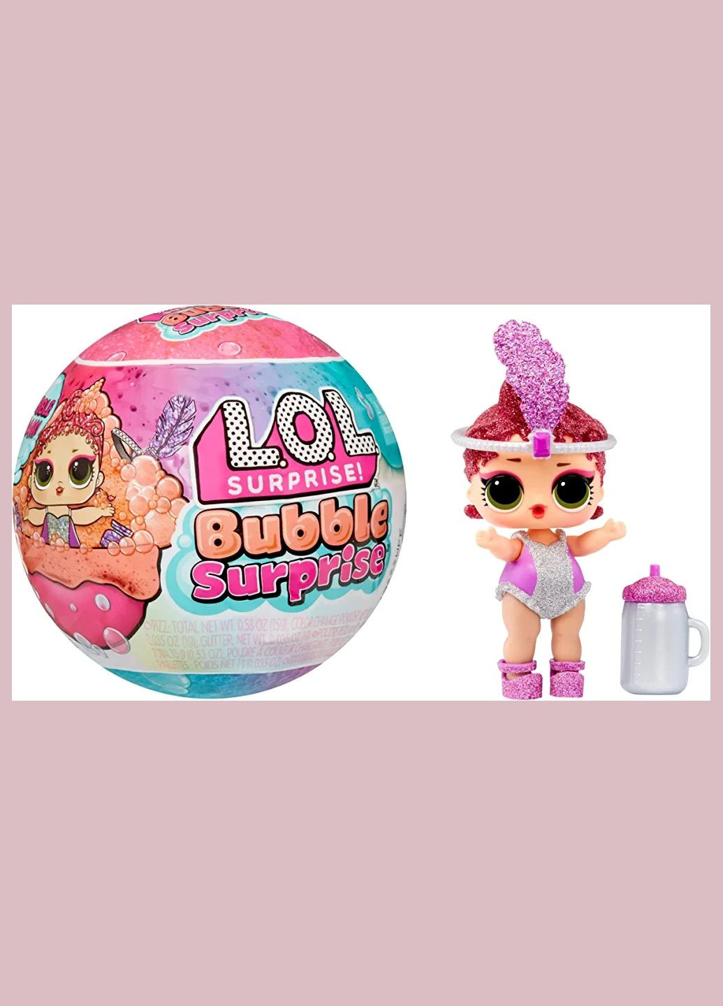 Ігровий набір Lol Surprise Bubble Бабл Dolls Camping cutie color change glitter із бульбашками з піною з блискітками. L.O.L. Surprise! (323480788)