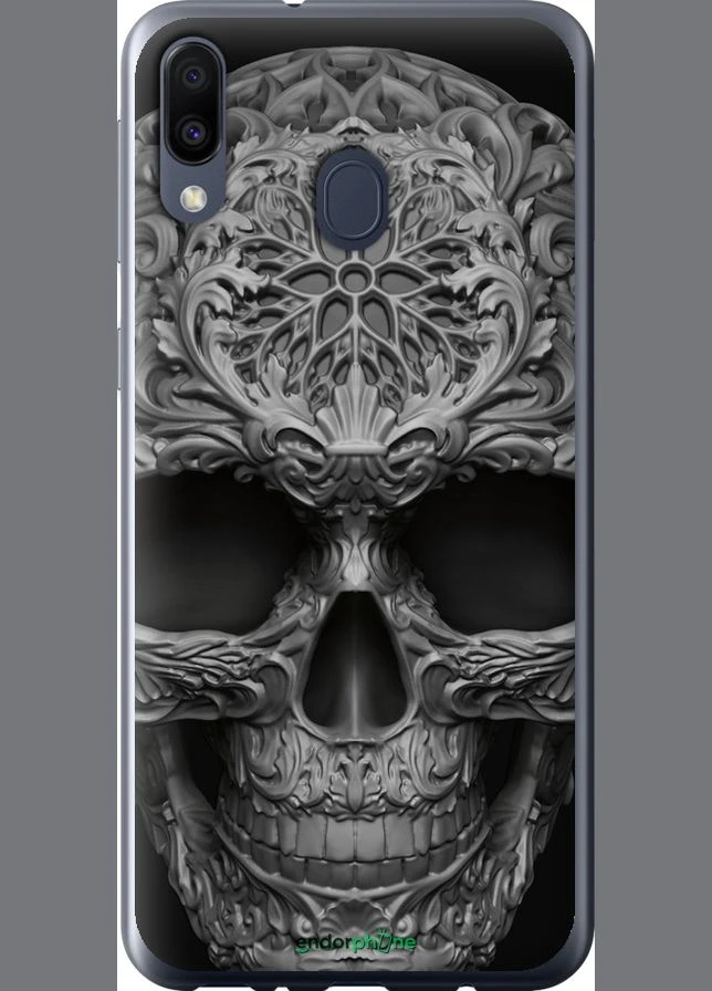 Чехол на Samsung Galaxy M20 skull-ornament "4101t-1660-70447" Endorphone (370038709)