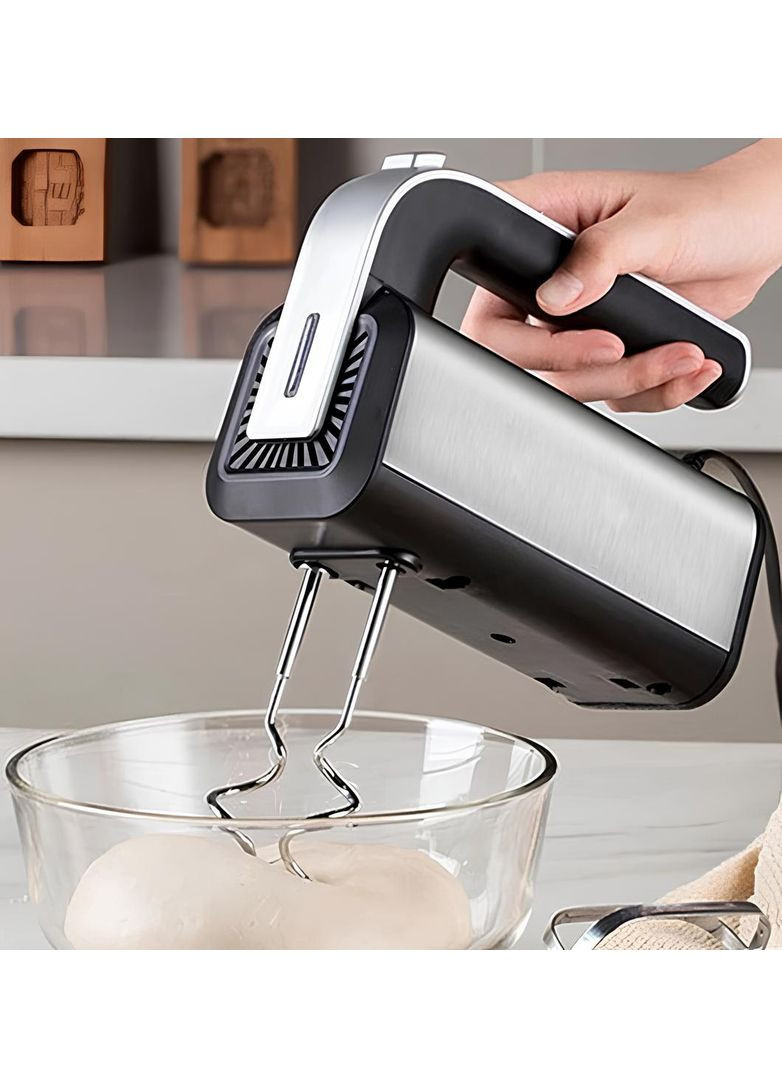 Міксер ручний 800 Вт (5 швидкостей) від мережі, RAF R 6664, Чорний/ Кухонний міксер/ Міксер для кухні Domotec (366980366)