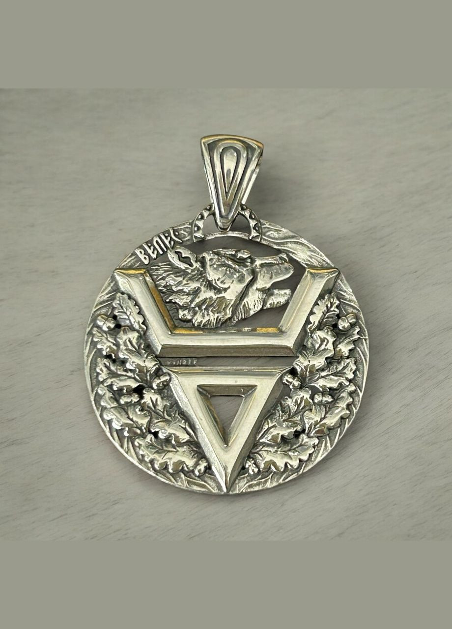 Подвес серебряный оберег символ Велеса 7294 No Brand (316398352)