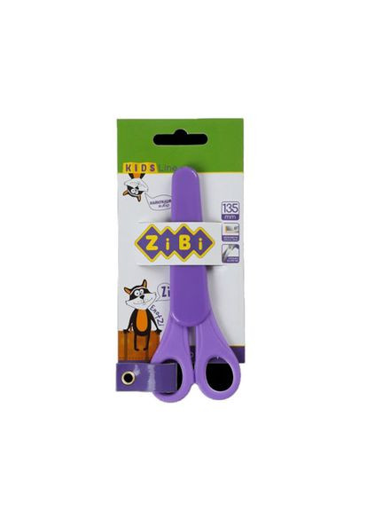 Ножиці дитячі ZiBi Kids Line у чохлі 13.5 см Фіолетові (ZB.5004-07) No Brand (316043524)
