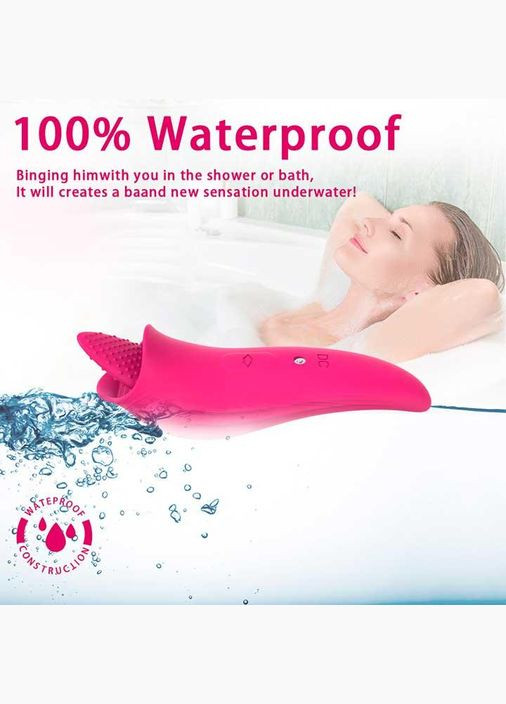 Оральний вібратор язик USB Вібратори No Brand (370611801)