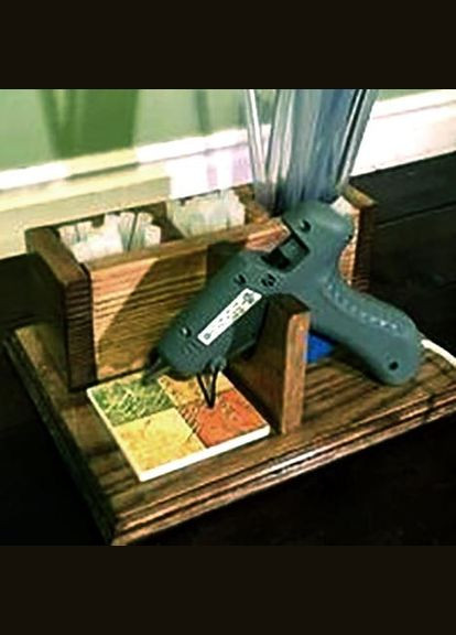 Підставка для клейового пістолета з дерева Торіно мускат (ОКП-001307) No Brand (328912372)