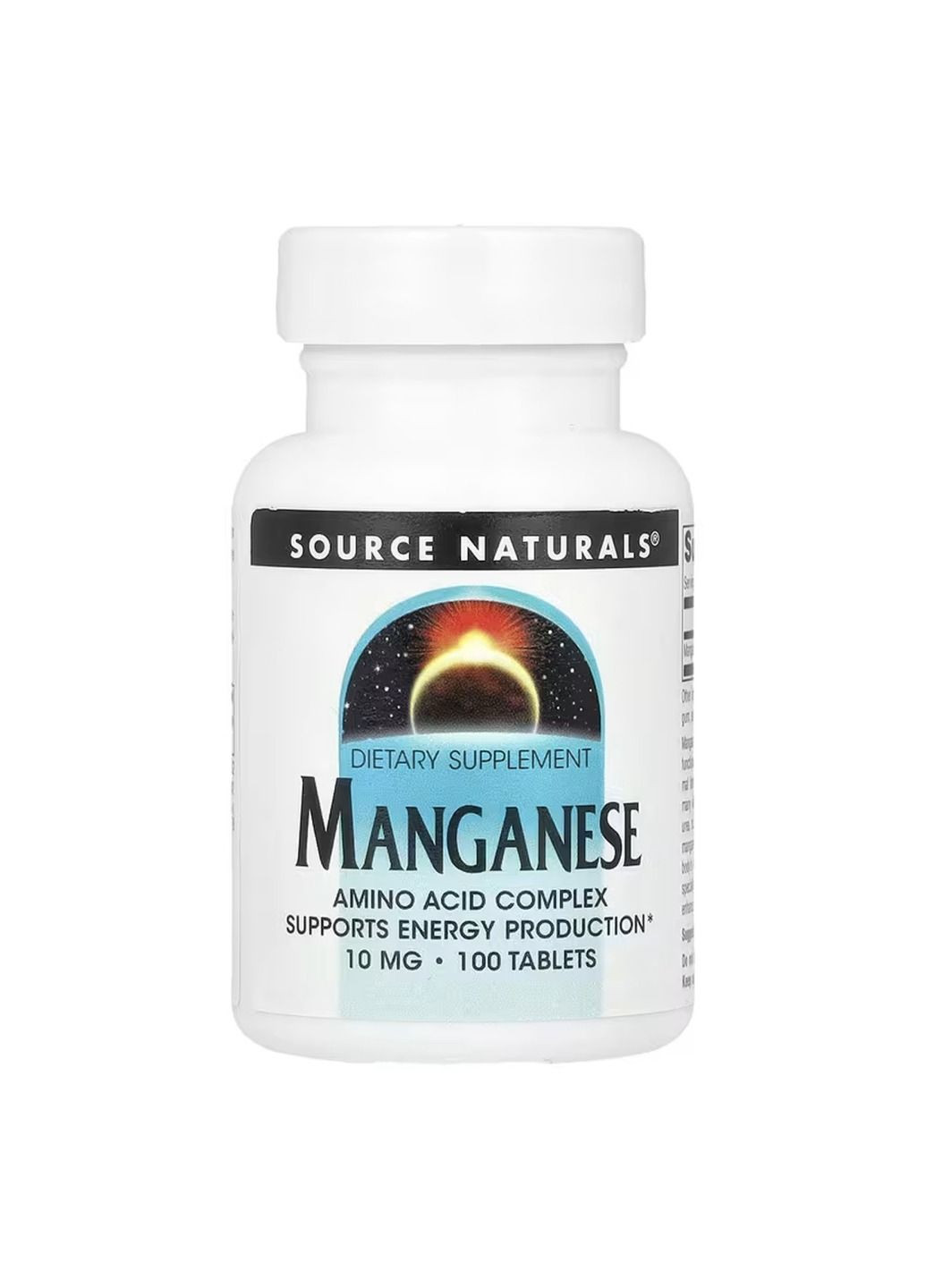Комплекс кальцію, магнію та цинку Manganese 10mg - 100 tabs Source Naturals (364201524)