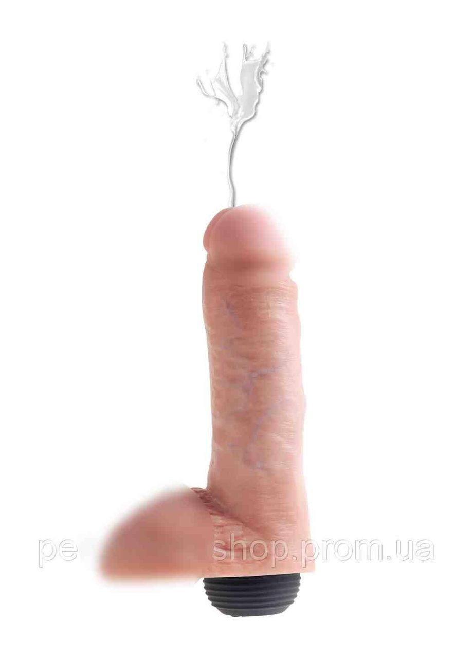 Фалоімітатор King Cock 8 Inch Squirting Cock with Balls INTERSHOP Pipedream (341303743)