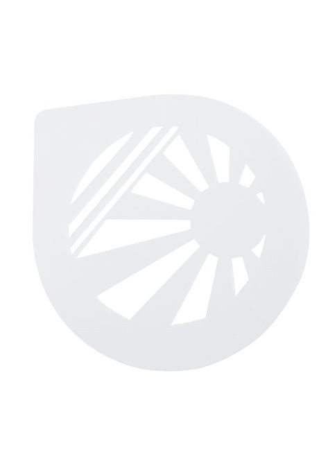 Трафарет для торта Пляж пластмасовий 255 мм 8743 Empire (296427742)