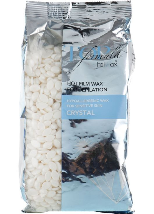 Віск для депіляції плівковий у гранулах, топ-формула "Кристал" Top Formula Crystal 750g (670147-19552) ItalWax (365799368)