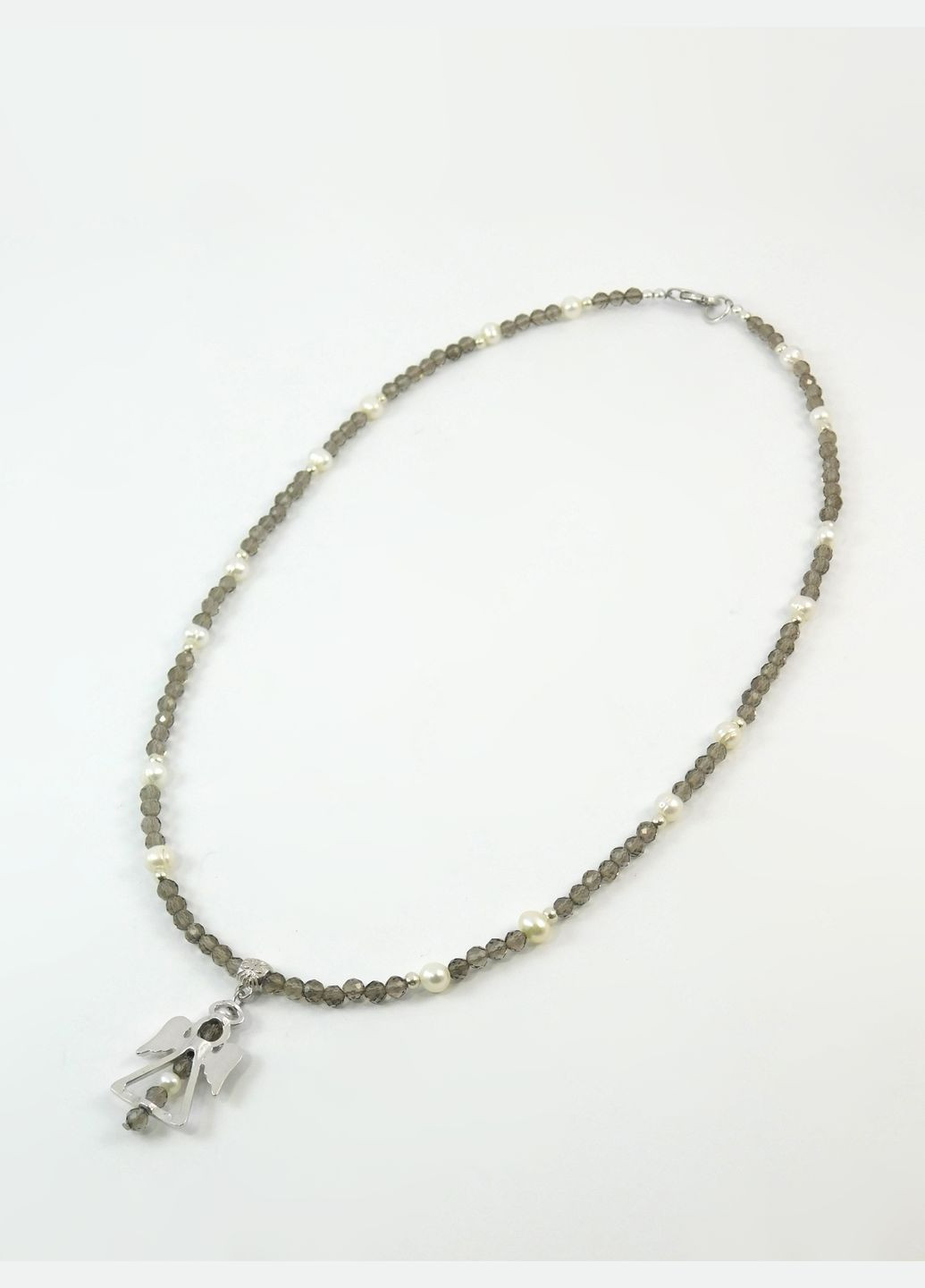 Намисто "Тональність" Топаз, Перли, срібло Fursa fashion (322313425)