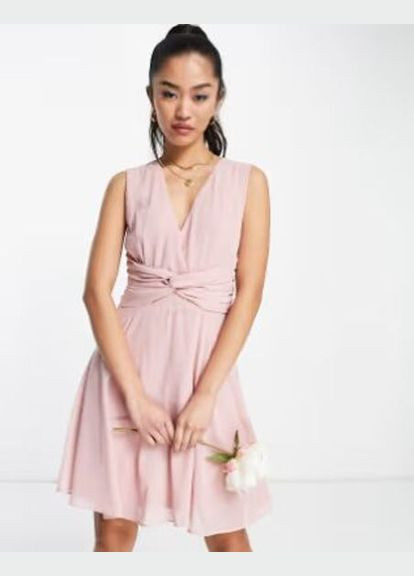 Пудровое праздничный платье Tfnc однотонное