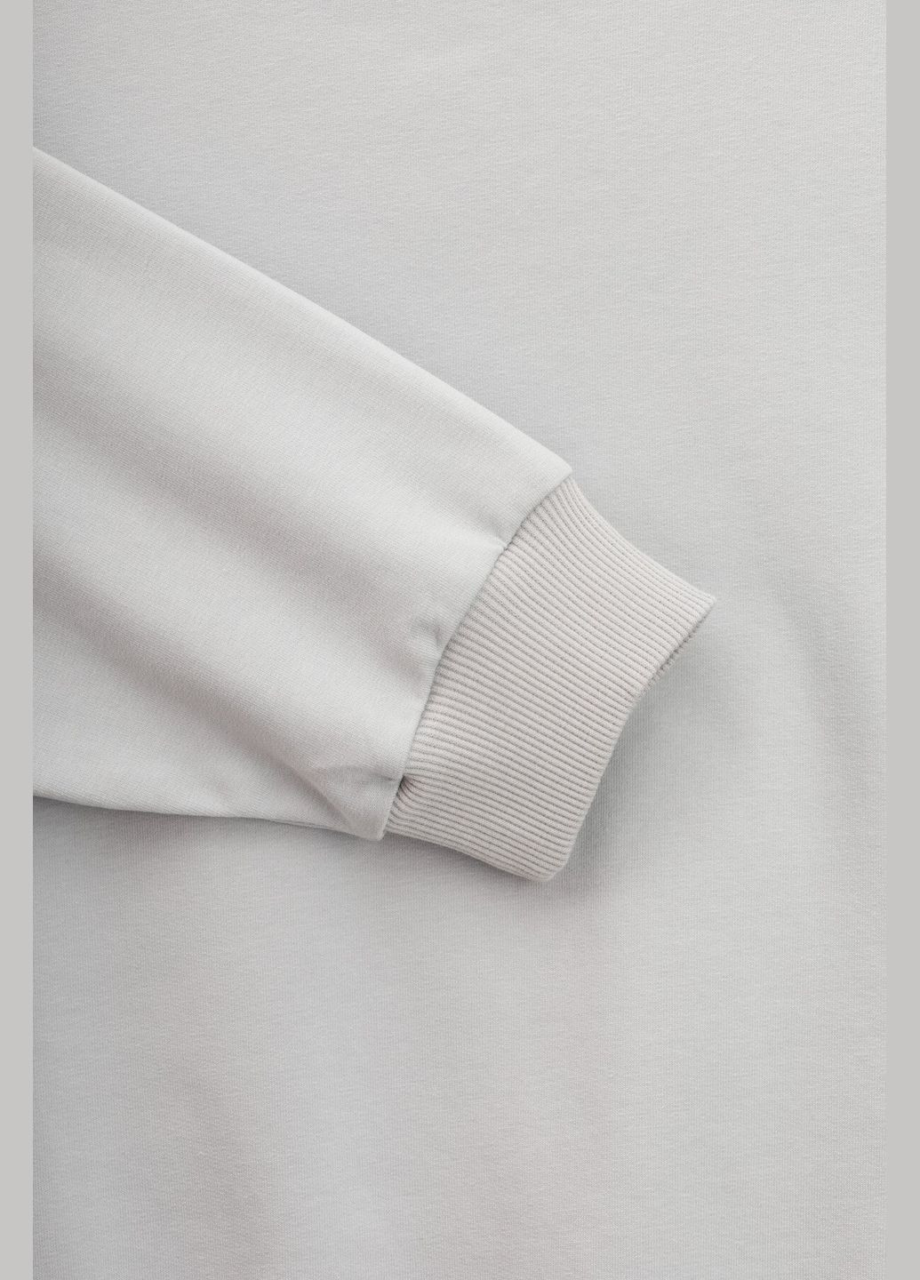 First Kids свитшот однотонный для мальчика 0128 134 см светло-серый shop (2000990974662) однотонный светло-серый повседневный хлопок