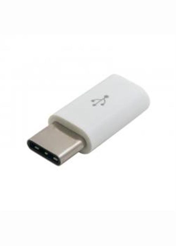 Переходник micro USB – USB Type-C (F/M), white (8101) Atcom (336959108)