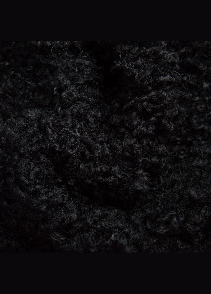 Ткань мех искусственный Каракуль черный IDEIA (292144532)