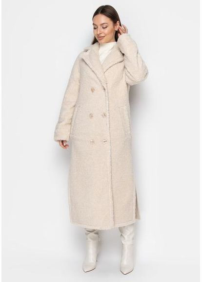 Дубленка 1370M-C Молоко/ Таслан Молоко SAM 3XL Samange (367582298)