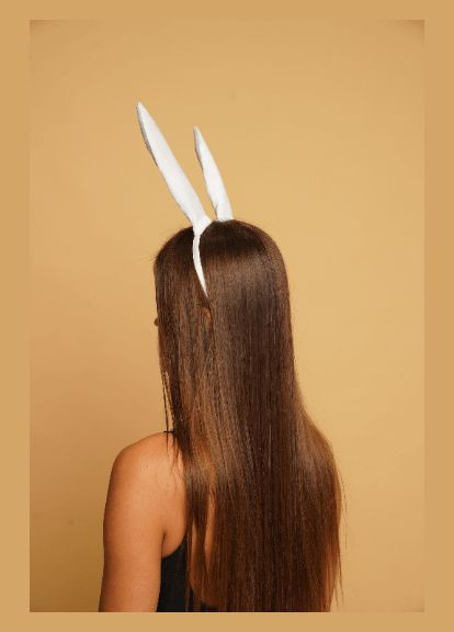 Меховые ушки зайца, Белые с серым OKOVA (315149177)