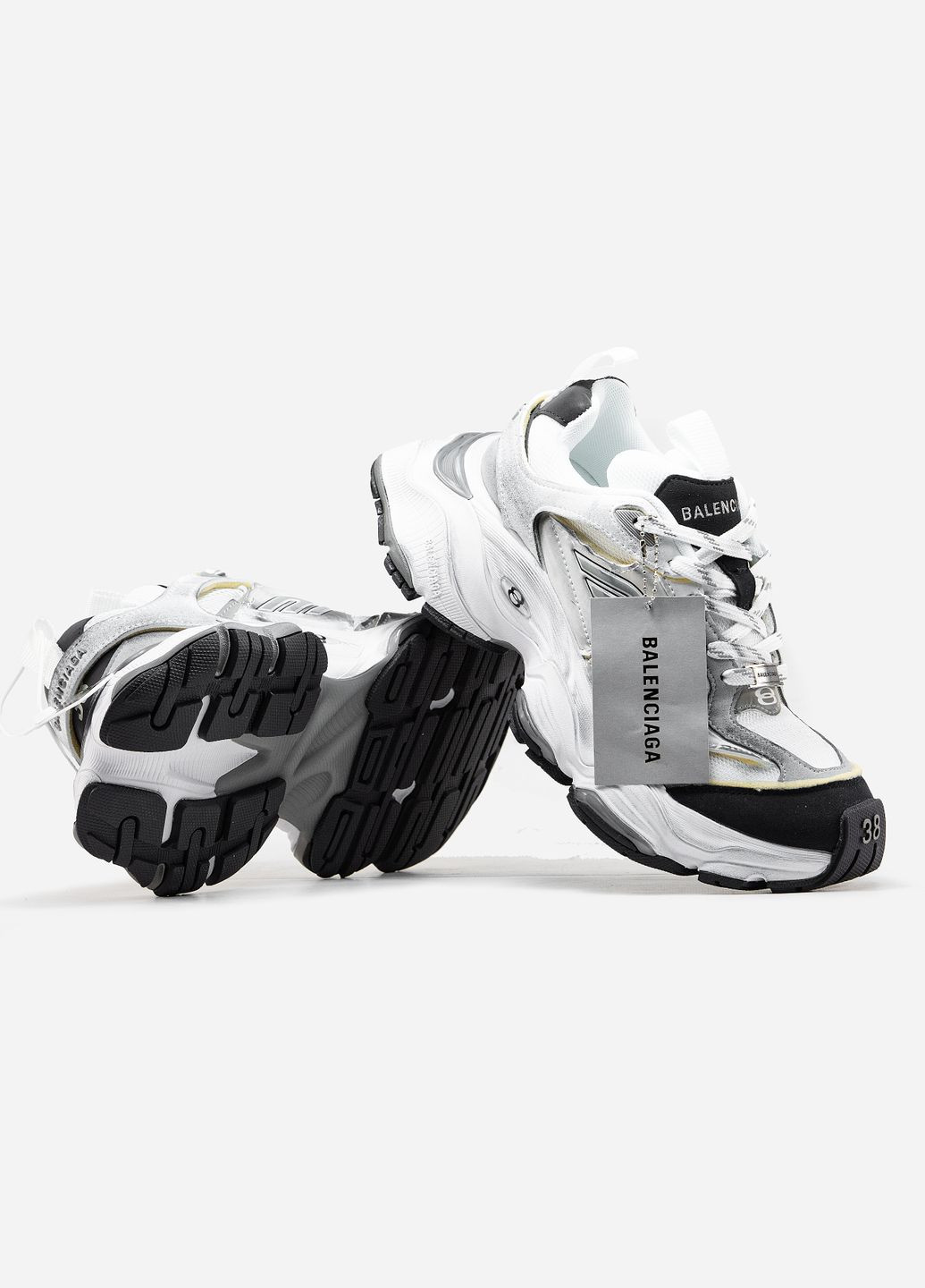 Кросівки жіночі Balenciaga Cargo grey white | Баленсіага Карго сірі білі No Brand сірі демісезони (315683582)
