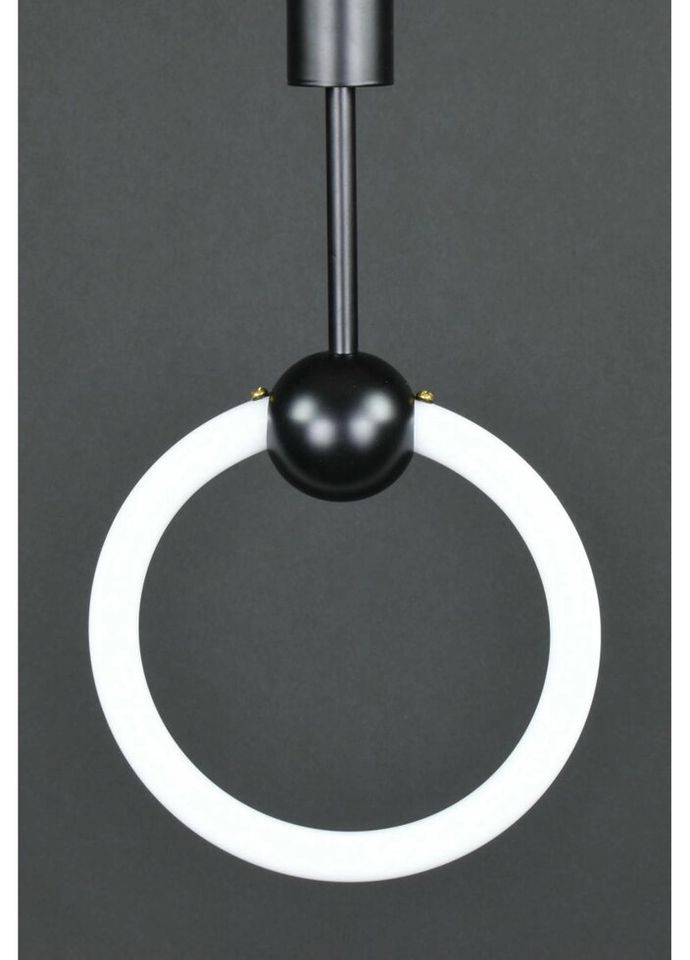 Люстра светодиодная подвесная LED светильник для квартиры на потолок лэд 27859 Черный 65-150х6х20 см. Sunnysky (324396576)